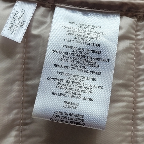 Calvin Klein Women's Ivory Puffer Jacket - Picture 7 of 9